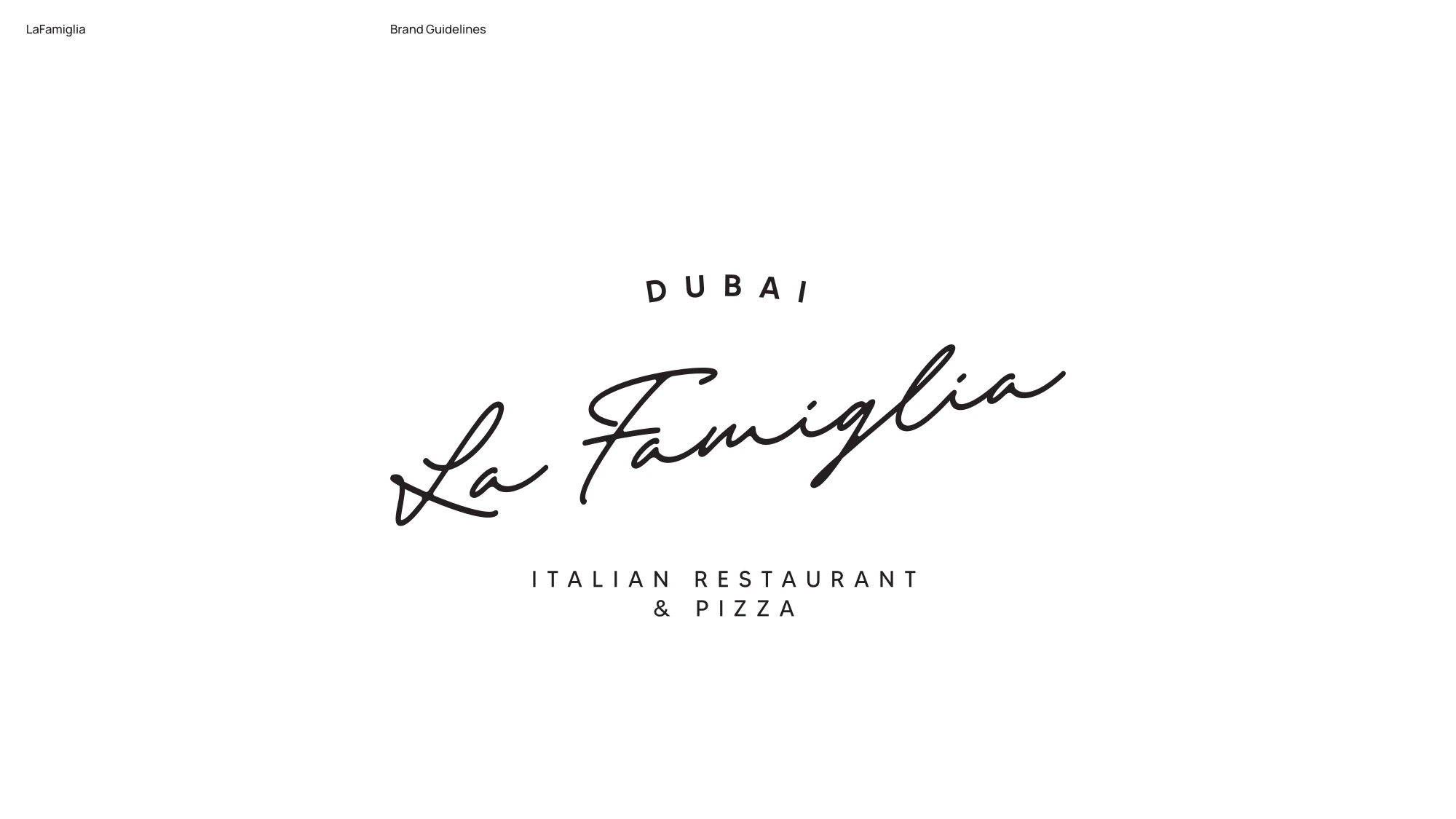 An Italian table, dressed for Dubai · 1