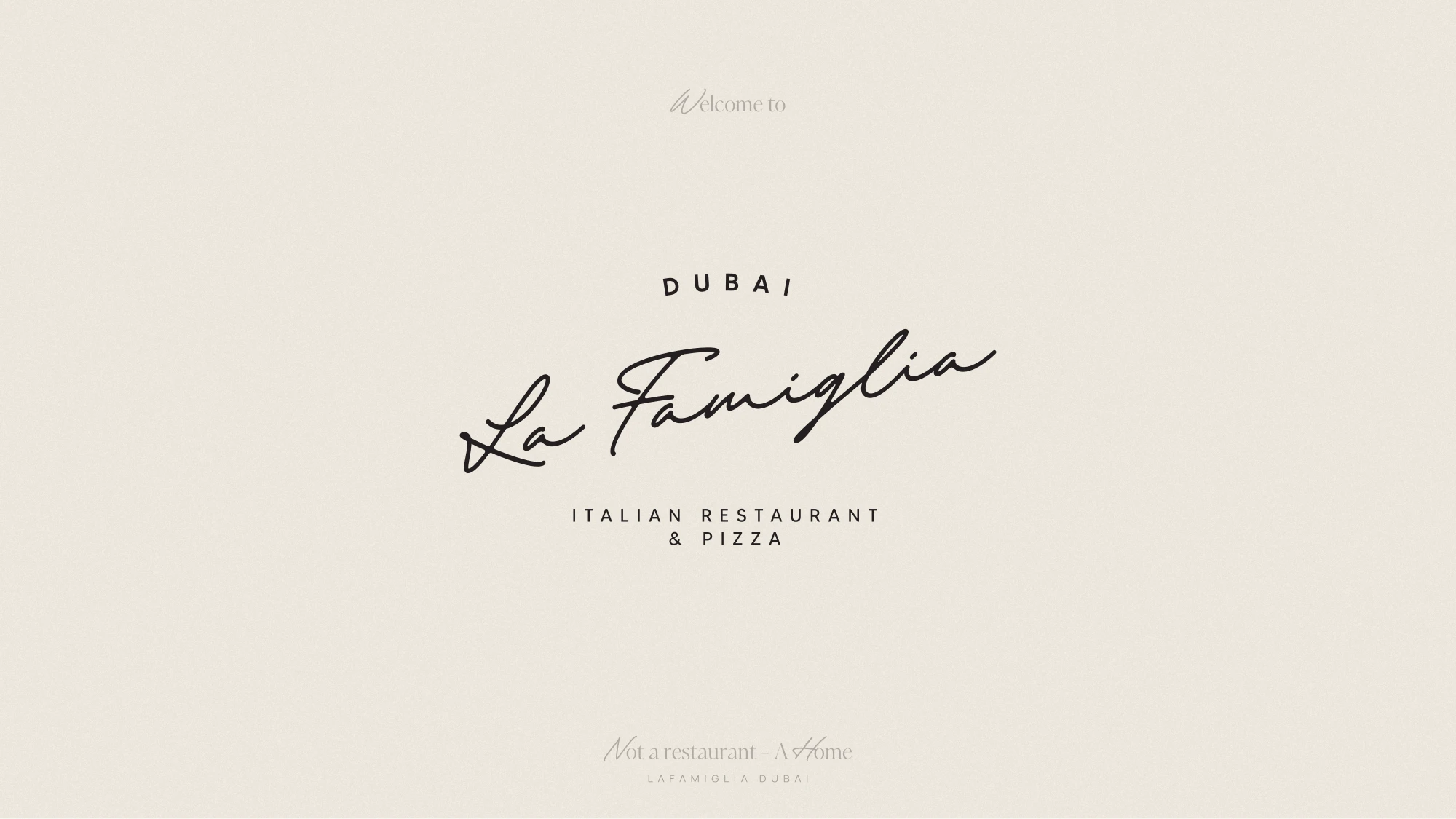 An Italian table, dressed for Dubai · 1