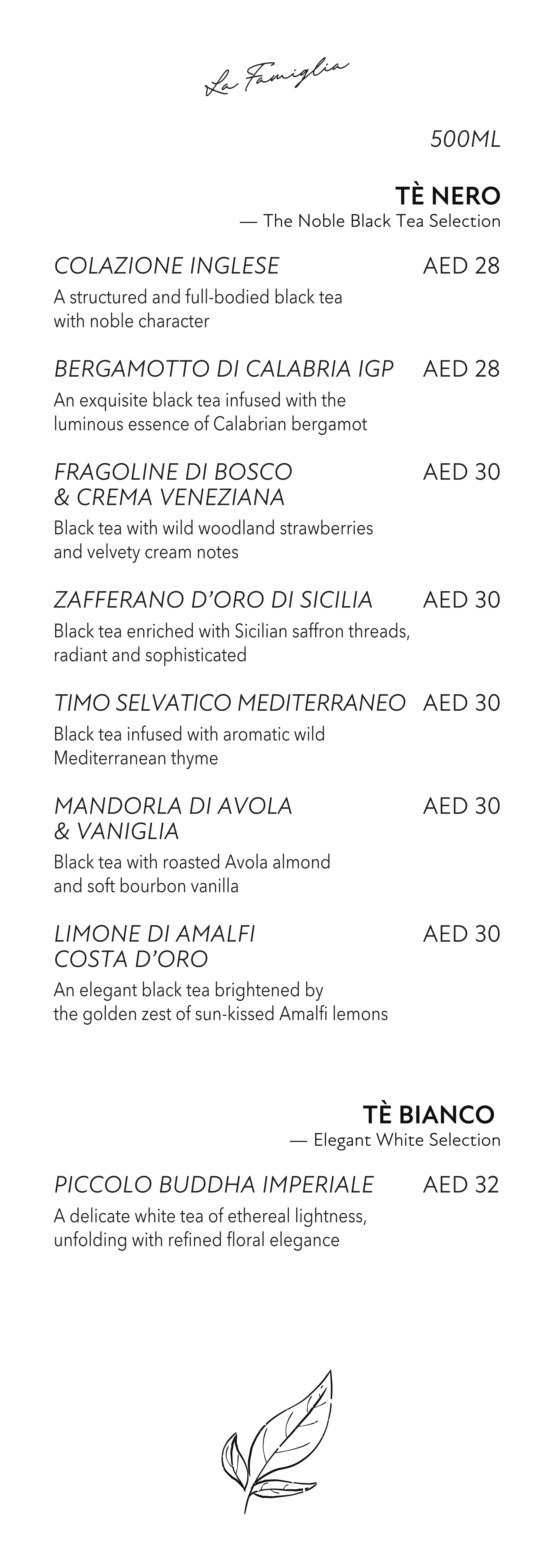 An Italian table, dressed for Dubai · 2