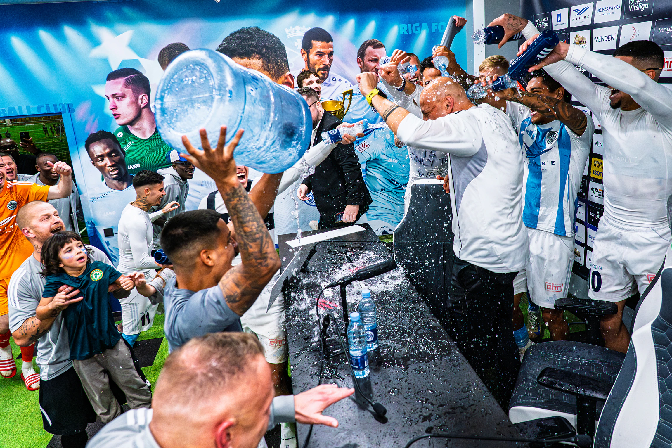 A champion's matchday, automated