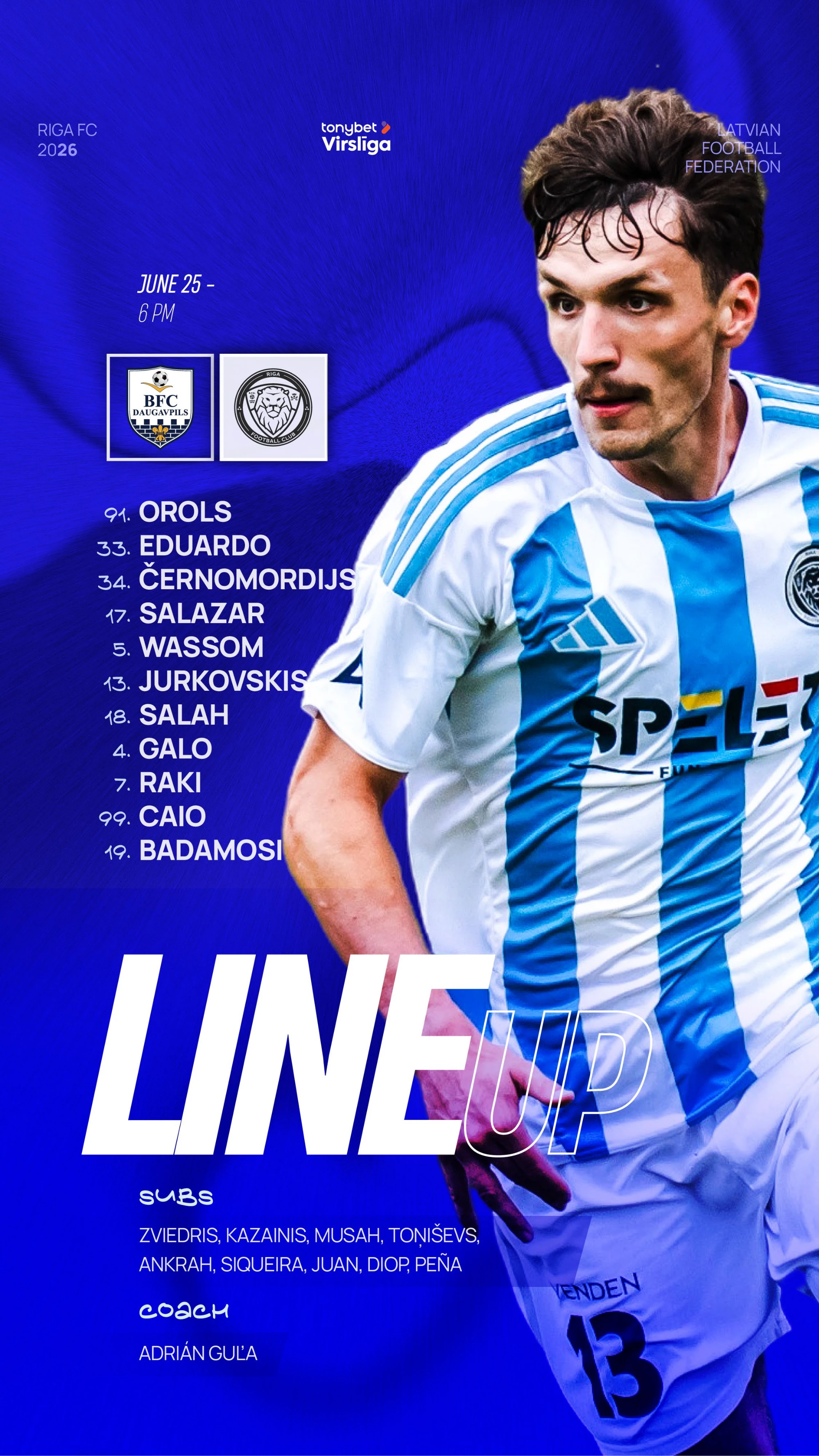 A champion's matchday, automated · 3