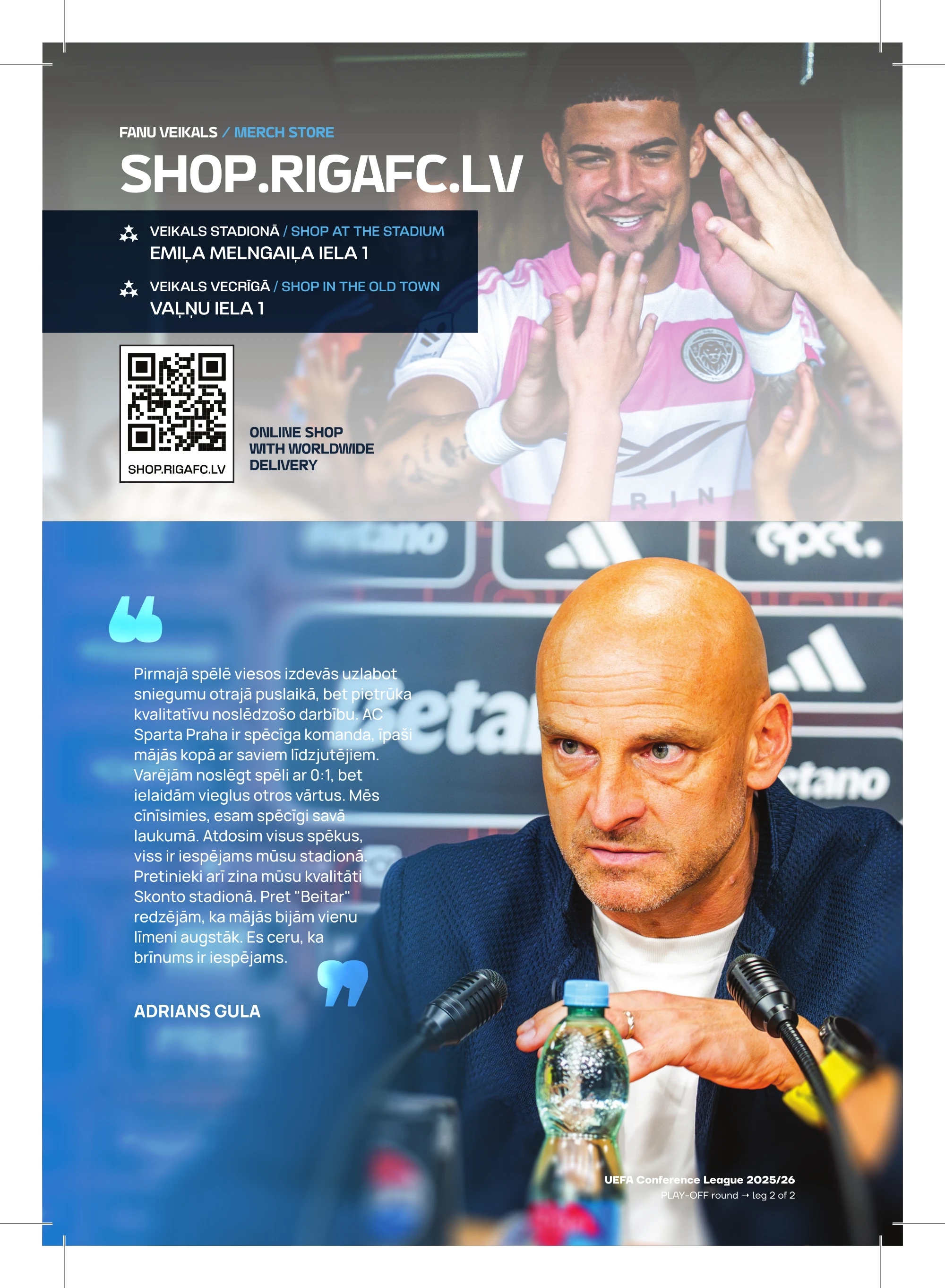 A champion's matchday, automated · 8